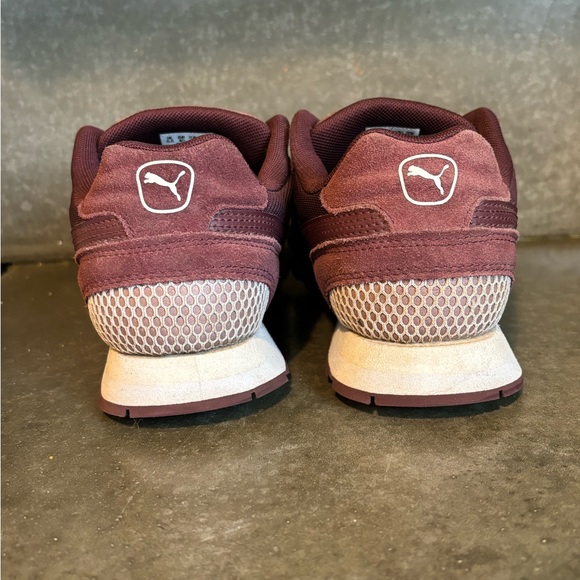 Puma Vista Metallic Women’s Sneakers Size 9 Burgundy / Purple / Excellent Used - Picture 4 of 12
